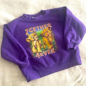 DISNEY // vintage toddler Lion King sweatshirt (3-4T)